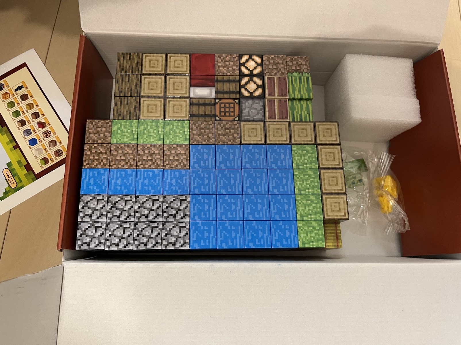 我が家で購入したMagnetic Cubeの内容物
